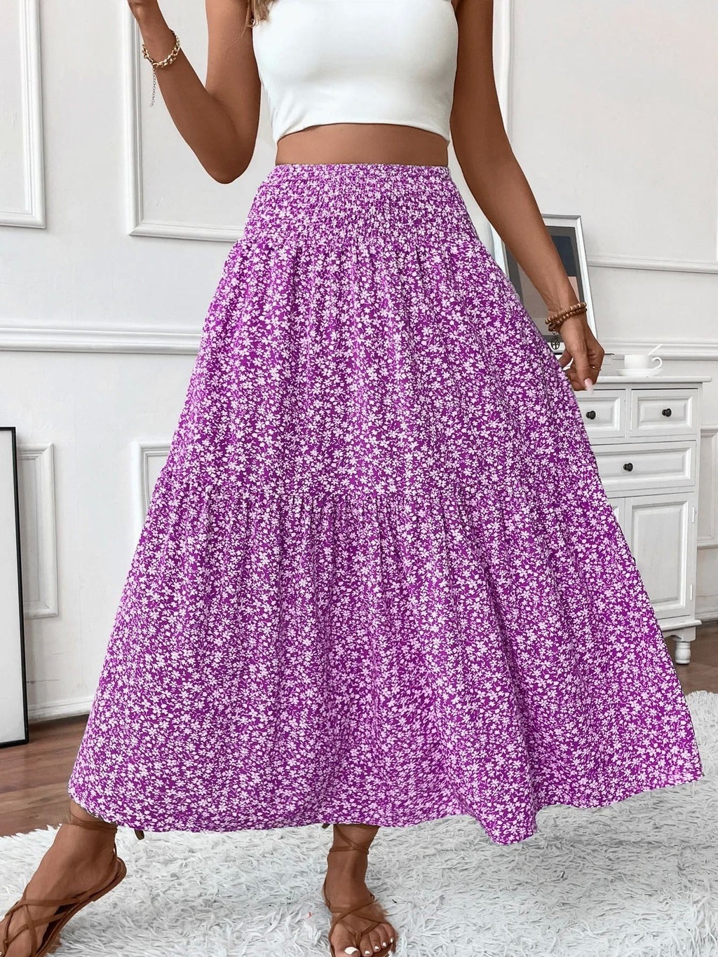Flora High Waist Skirt