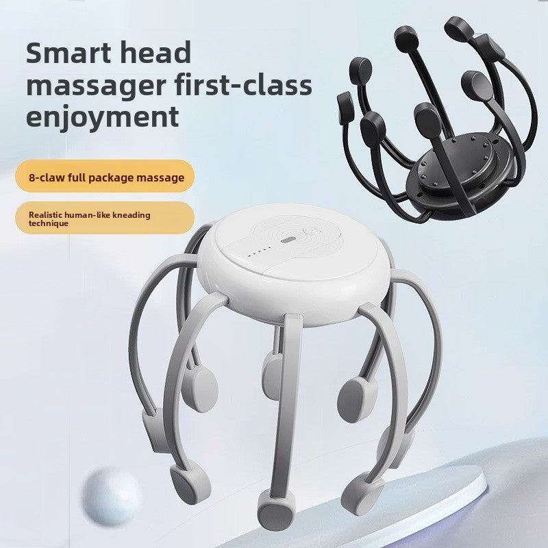 Octopus head massager