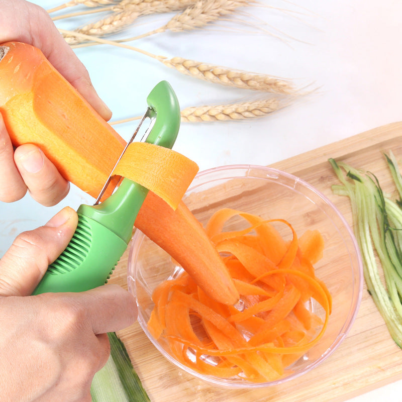 Rubber Plastic Handle Vegetable Fruit Peeler