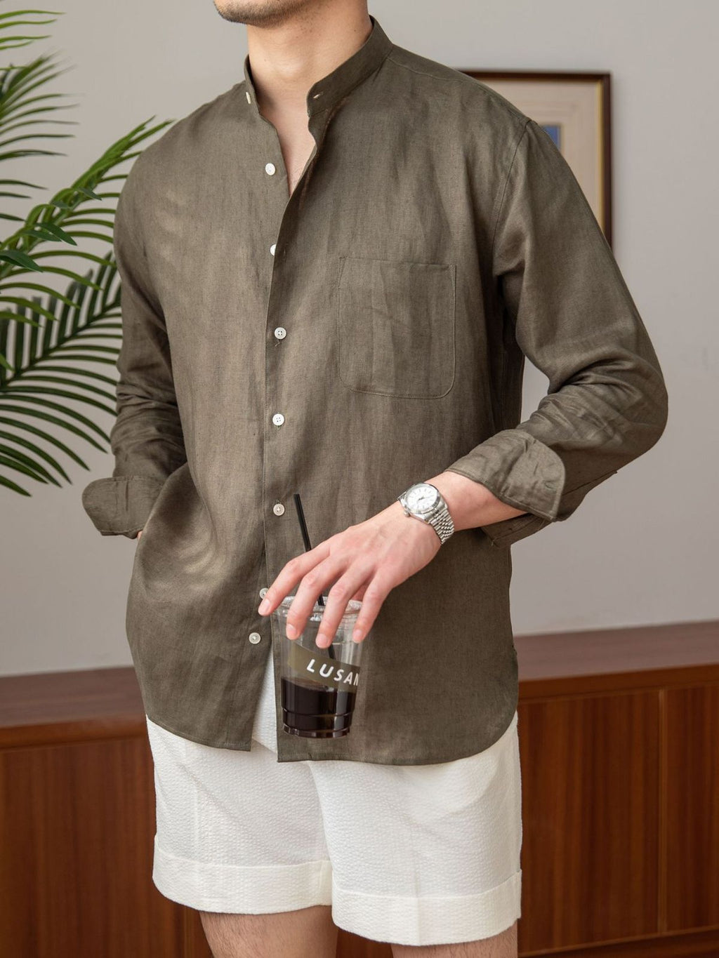 Refined Men's Linen Shirt