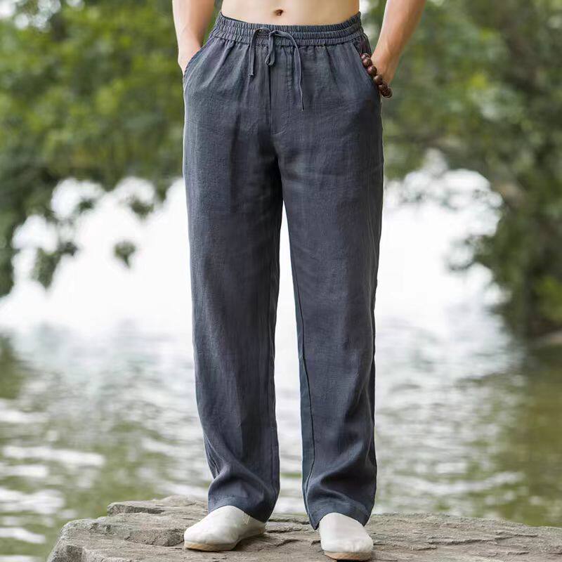 Stylish & Relaxed Men's Linen Casual Pants