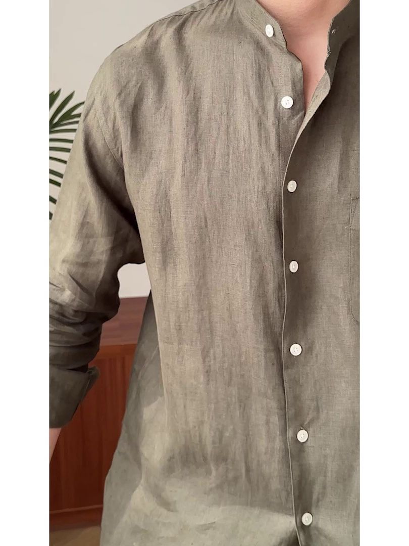Refined Men's Linen Shirt