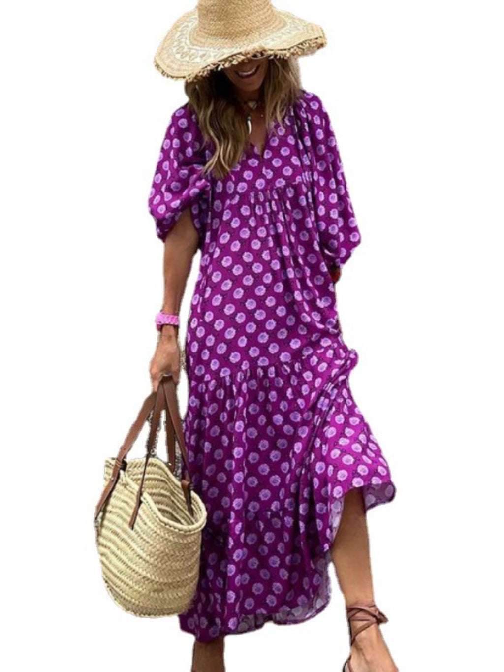 Solange Long Sleeve Maxi Dress