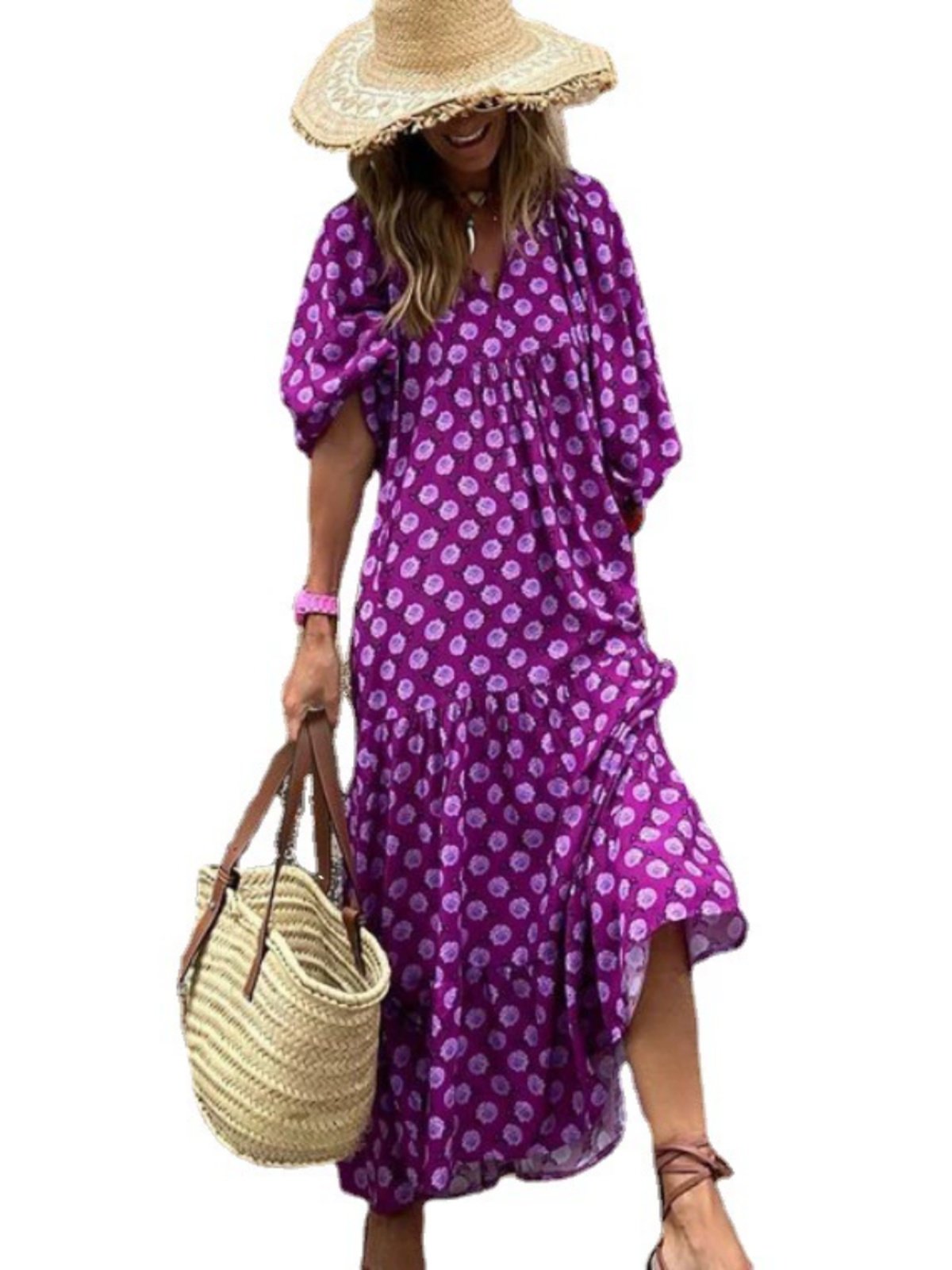 Solange Long Sleeve Maxi Dress