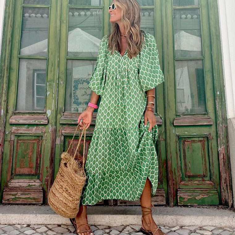 Solange Long Sleeve Maxi Dress