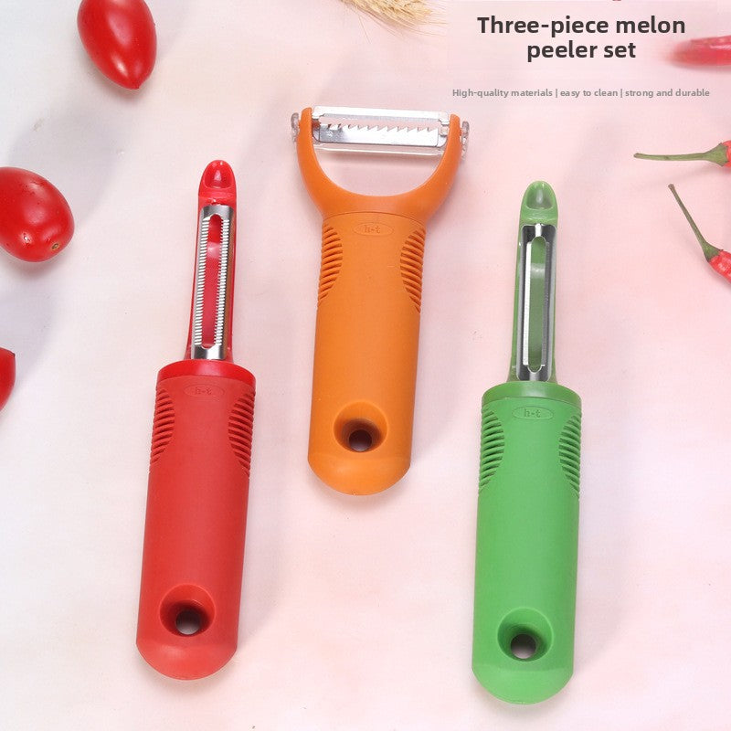 Rubber Plastic Handle Vegetable Fruit Peeler