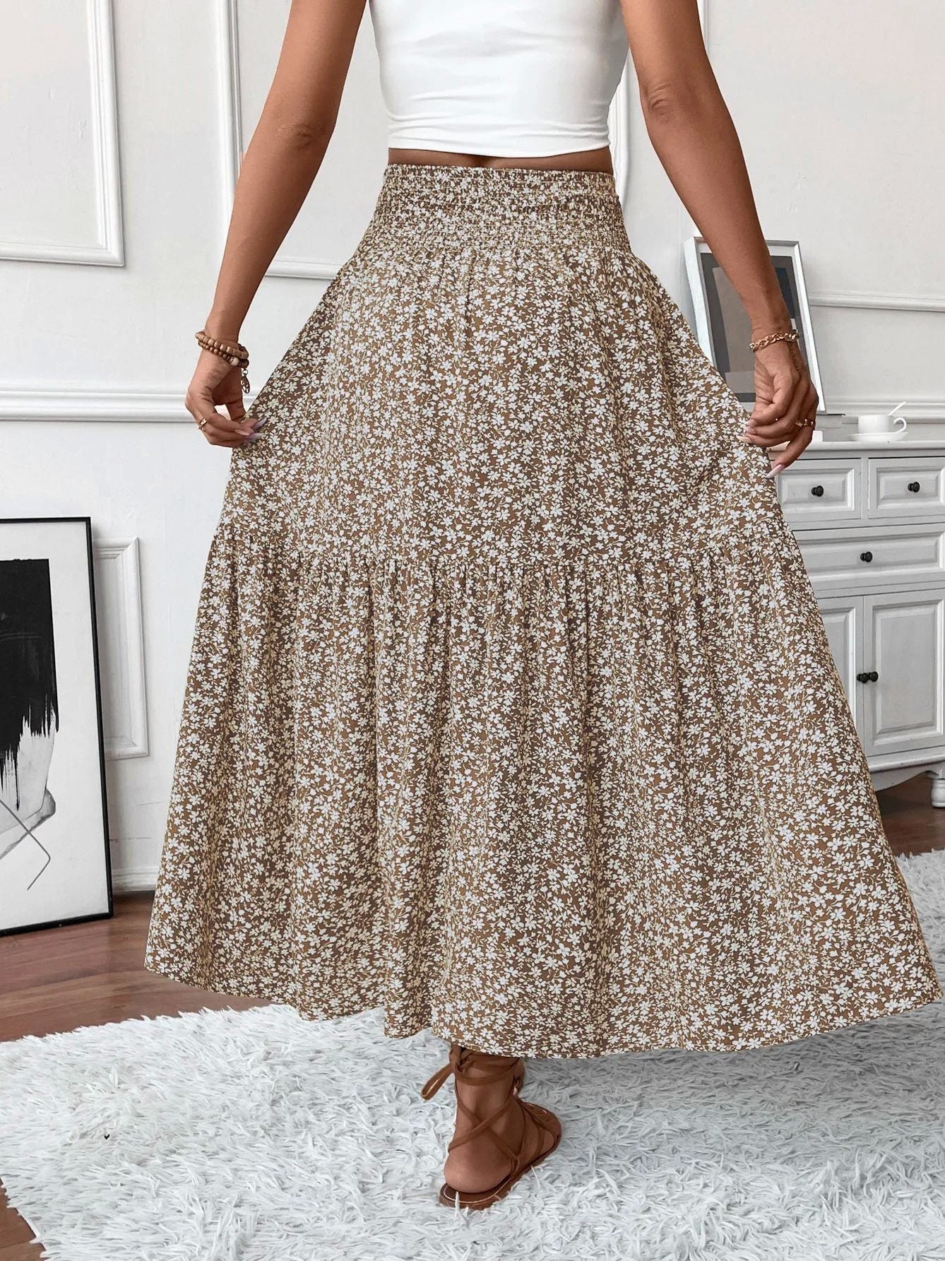 Flora High Waist Skirt