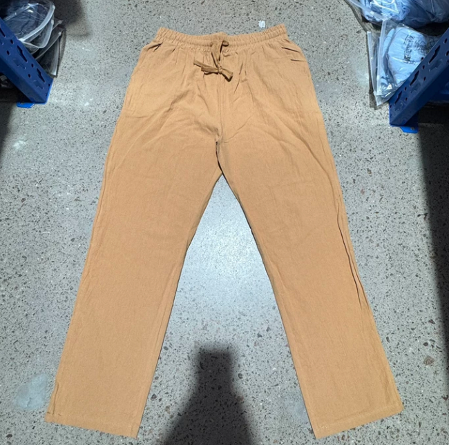 Men's Breathable Pure Linen Trousers