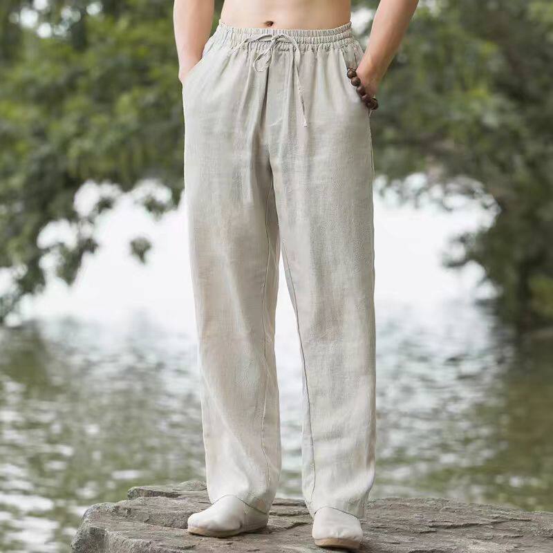 Stylish & Relaxed Men's Linen Casual Pants