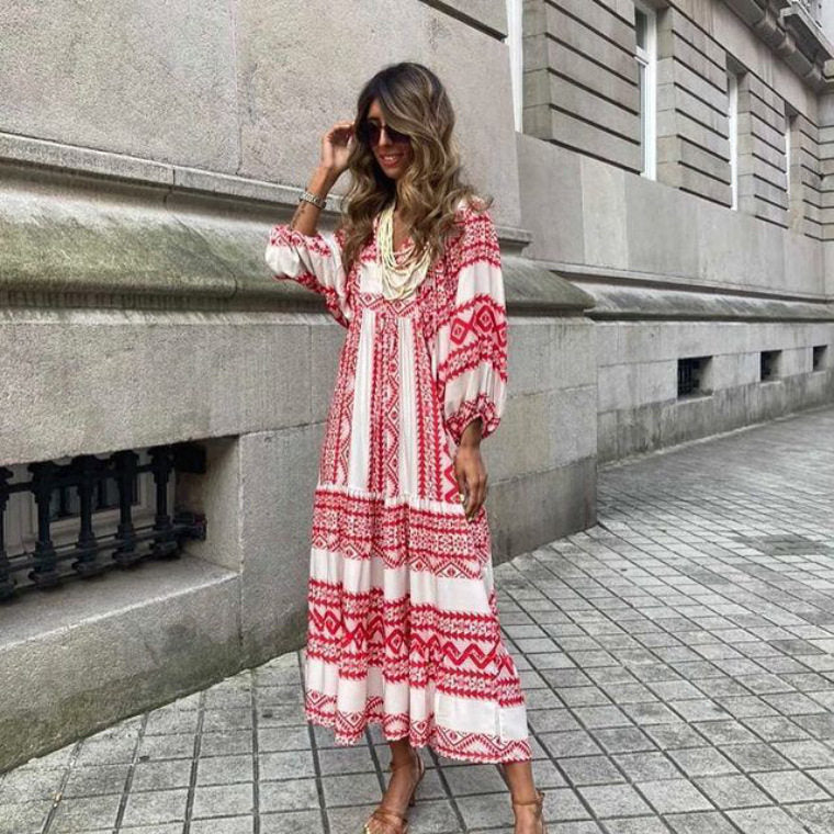 Solange Long Sleeve Maxi Dress