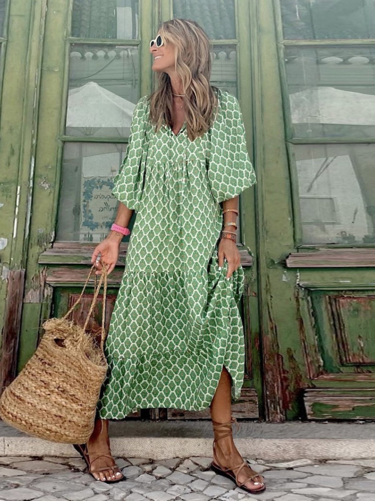 Solange Long Sleeve Maxi Dress