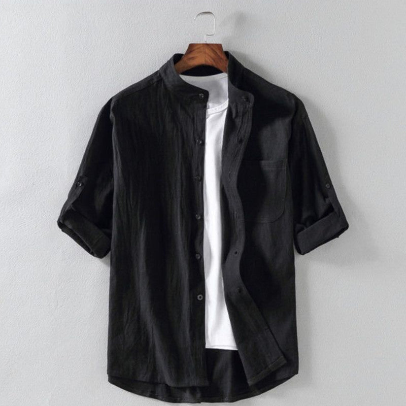 Trendy Summer Men's Linen Shirt